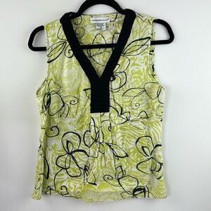 Mandarin Blue Women's Sleeveless V-neck Tank Top